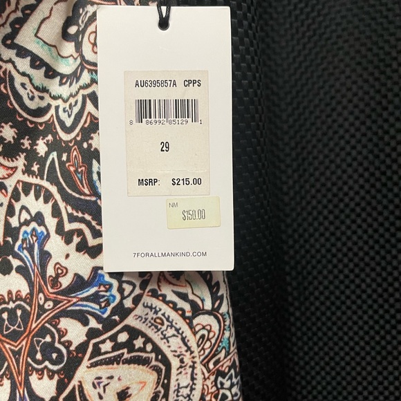 7 for all mankind high waist Aztec print pants - Picture 3 of 6